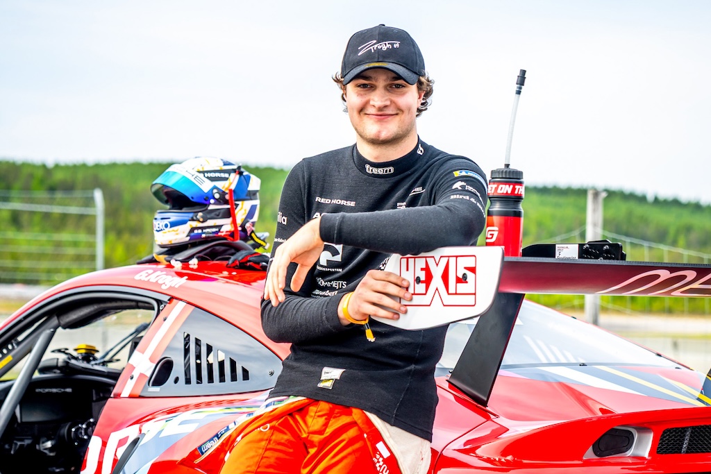 Gustav Krogh går efter sejr i Carrera Cup-finale. 
(Foto: Porsche Carrera Cup Scandinavia)